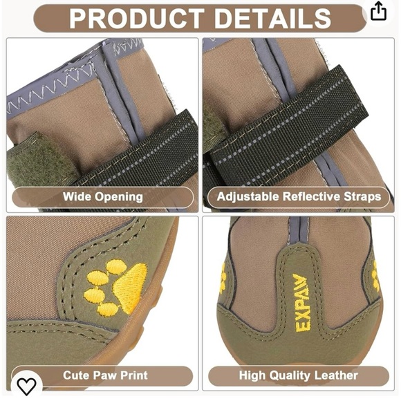 Size 6 Dog Shoes!! - Picture 10 of 12